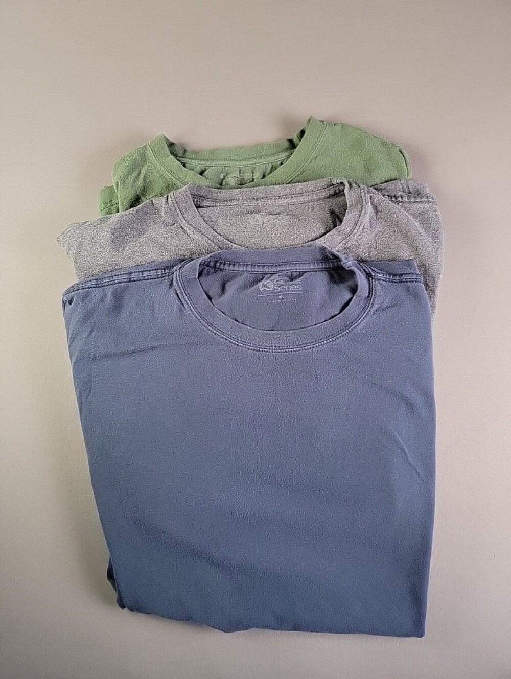 Solid XL Crewneck Gander Mt Guide Series Lot Of 3 - Blue, Gray, Green